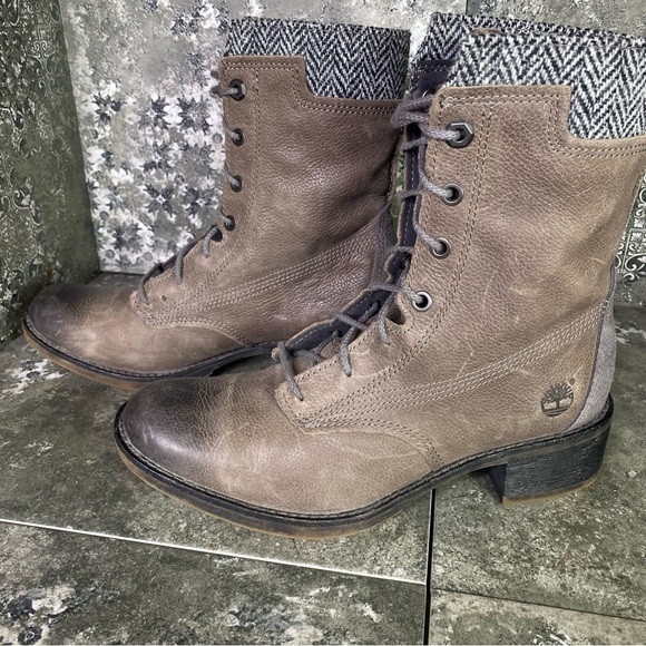 Timberland Ankle Boots Whittemore Gray Lace Up - Picture 5 of 10